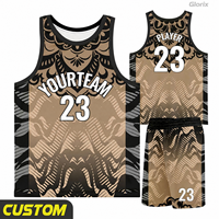 Tenue de basketball personnalisée par sublimation pour les aborigènes australiens, les Maoris et les Polynésiens – Maillots et shorts de basketball