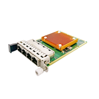 Carte réseau 1G pour serveur IA, adaptateur réseau à quatre ports RJ45 pour OCP (Open Compute Project) avec équipement fibre optique Intel I350 AM4