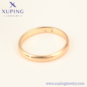 Bague en or 18K simple de haute qualité, style <span class=keywords><strong>cool</strong></span> unisexe, bague de mode simple, A00597534 - Product Image 5