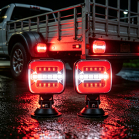 Nouveaux feux arrière et clignotants LED sans fil pour voitures avec ventouses, étanches IP67, 3000 Lm