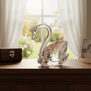 Decorazioni in Cristallo a Forma di Cigno 6 cm Senza Scatola - Product Image 3