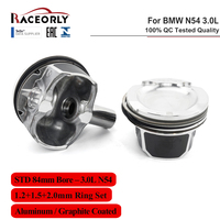 Kit de pistons RACEORLY 11257577581 STD 84mm 1.2/1.5/2.0 avec segments pour BMW N54B30 E82 E90 E60 3.0T 135i 335i 535i 740i