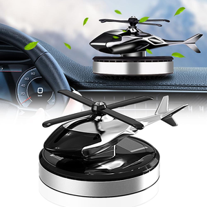 Purificador de Aire para Coche con Forma de Helicóptero Giratorio, Energía Solar, Aromaterapia, Perfume Duradero para Interiores, Fragancia para Asientos, Plástico - Product Image 1