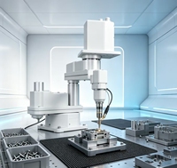Robot de palettisation articulé, charge utile de 20 kg, portée du bras de 700 mm, bras robotisé à 4 axes par STEP