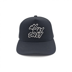 Gorra Trucker Personalizada OEM Estilo Skater Grunge con Bordado de Logotipo 3D, Gorras Deportivas con Estampado, Gorra de Malla de 5 Paneles en Blanco de Alta Calidad, Accesorio de Moda - Product Image 5