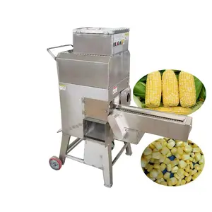 Fresh Sweet Corn Cutter Maize Cob Remover and Husker Home Use Farm Shell Thresh Sheller Machine Efficient Thresher Process