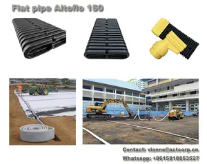 HDPE Flat Drain Pipe TUBE X158 Flat Pipe