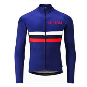 Op Maat Gemaakt Ontwerp Van Hoge Kwaliteit Wielerjassen Op Wedstrijdniveau Met Lange Mouwen Voor Wielerploegsets Op De Bergweg - Product Image 5