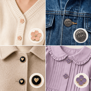 Fabricant de boutons-pression métalliques haut de gamme, boutons métalliques embossés, attaches à ressort personnalisées pour vêtements d'extérieur, sacs, uniformes, en gros - Product Image 5