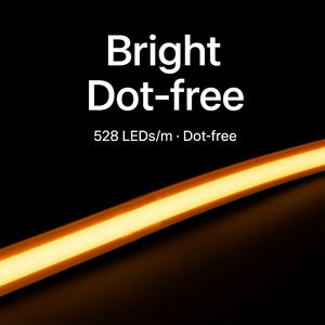 Yüksek Cri 90 her yerde ücretsiz kesim Cob Led şerit 528 cips 2700k 3000k 4000k 6500k herhangi bir yerde 24v 12v ücretsiz kesim Cob Led şerit ışık - Product Image 2