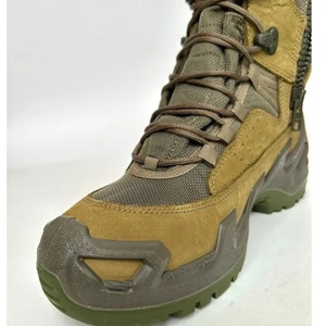 Chaussures de randonnée montantes DF en cuir véritable à huit griffes, respirantes, imperméables, antidérapantes et amortissantes pour le sport et les voyages - Product Image 6