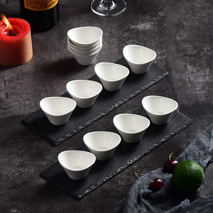 <span class=keywords><strong>Assiette</strong></span> de chargeur en porcelaine, plats de collation, bol à sauce, tapas plat, nouveau produit - Product Image 6