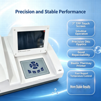 Analyseur biochimique semi-automatique vétérinaire EMP-168 VET pour hôpital vétérinaire, ferme d'élevage, approuvé CE ISO, OEM/ODM