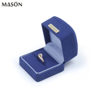 Emballage de boîte à bijoux de luxe en gros emballage de bijoux en microfibre personnalisé boîte à bagues bracelet boucle d'oreille collier boîte à bijoux