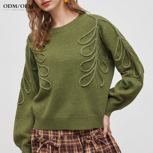 Pull en cachemire super doux pour femme, style confortable pour la maison, vêtements de détente, tricot, pull tricoté - Product Image 2