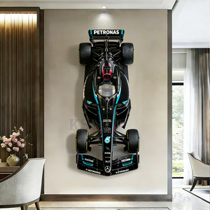 Scultura in Vetroresina di Auto <span class=keywords><strong>da</strong></span> Corsa F1 a Grandezza Naturale, Decorazione Moderna per Interni, <span class=keywords><strong>Design</strong></span> Artistico Personalizzato - Product Image 2