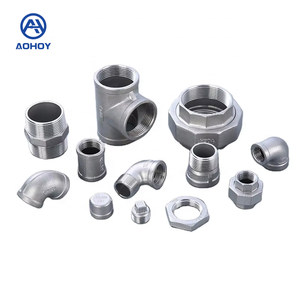 Aohoy bán buôn 304/316 thép không gỉ đúc ống phụ kiện nữ nam chủ đề TEE chéo giảm Ổ Cắm Công Đoàn Nắp khớp nối - Product Image 1