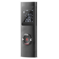 Télémètre laser miniature 40M, rechargeable par Type-C, écran LCD, mesure rapide et précise en 0,1s, mesure de la surface/volume, ABS