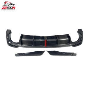 Diffuseur d'air de pare-chocs arrière en carbone de style KB pour <span class=keywords><strong>AUDI</strong></span> <span class=keywords><strong>RS5</strong></span> B9.5 Diffuseur arrière Lèvre arrière - Product Image 3