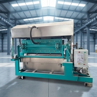 Machine de moulage de pâte à papier recyclé pour la production de boîtes à œufs, de plateaux à fruits et d'emballages en papier