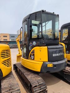 CE Used Original Komatsu 5 Ton Excavator PC50MR/PC50 <b>Small</b> Mini Rubber Crawler Engine Motor Gearbox <b>Pump</b> Bearing PLC 30kw 300 - Product Image 2