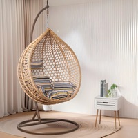 Fauteuil suspendu en rotin moderne et simple pour l'extérieur, balcon, jardin, terrasse, balançoire, hamac, fabriqué en Chine