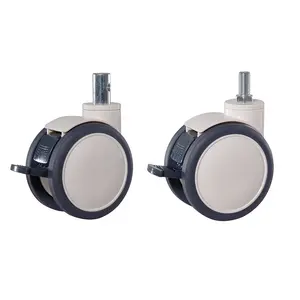 Rodízios com Brake Lock Camas Hospitalares 5 polegadas Duplo Rodízio Twin Roda