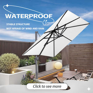 Gran oferta, <span class=keywords><strong>sombrilla</strong></span> grande Roma para Patio, toldo doble impermeable, diseño de <span class=keywords><strong>sombrilla</strong></span> en voladizo para patio, muebles de <span class=keywords><strong>exterior</strong></span> - Product Image 1