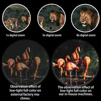 Binoculares de Visión Nocturna Digital 4K de 600M con Zoom 8X, Gafas Tácticas Infrarrojas para Casco, Telescopio de Caza