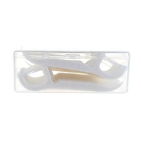 Cure-dents en plastique Vegan réutilisable, écologique, 100 pièces, pour brossons dentaires