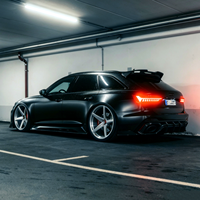 Rines de Aleación Forjados Personalizados SL 19-26 Pulgadas 21x9.5 22x12.5 23x11 5x112 5x120 Plateados de 5 Radios para Audi A6 S6 RS6