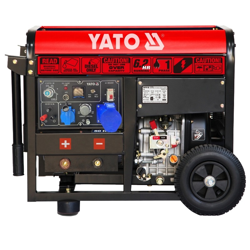 yato yt-85426 type de cadre ouvert de soudure diesel et gensets 4.2kw  puissance et essence industrielle outils industriels
