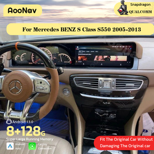 Đài phát thanh xe cho Mercedes Benz S Class <span class=keywords><strong>S550</strong></span> 2005 2013 Android Auto Stereo Màn hình cảm ứng GPS đa phương tiện Navigation Player Qualcomm - Product Image 2