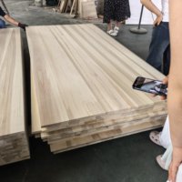 Plaque de bois de peuplier de haute qualité 15 mm, bois massif de peuplier pour armoires de cuisine