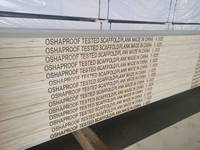Planche d'échafaudage en bois de pin massif de qualité supérieure approuvée par OSHA 38*225mm 3.9m Colle phénolique WBP