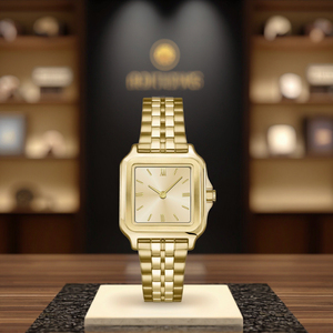 Nouvelle arrivée, <span class=keywords><strong>montre</strong></span> élégante pour femmes, bracelet en acier inoxydable, verre saphir, étanche, montres à <span class=keywords><strong>quartz</strong></span> personnalisées pour femmes et filles - Product Image 6