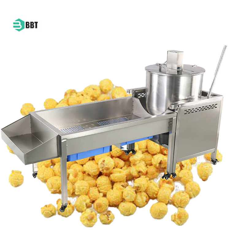 New Commercial Popcorn Maker Machine Round Shape Popcorn Making Machine Gas Popcorn Machine for Sale