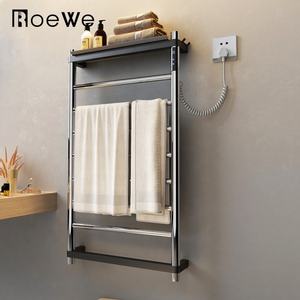Porte-serviettes électrique intelligent en acier inoxydable, 1 pièce, accessoires de salle de bain, rail <span class=keywords><strong>serviette</strong></span> chauffante - Product Image 4
