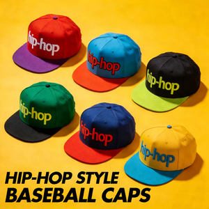 Gorras de Béisbol Personalizadas de Alta Calidad, Gorras de Béisbol de Algodón para Hombre, Estilo Hip-Hop, Streetwear, Rock, Gorras Coloridas - Product Image 1