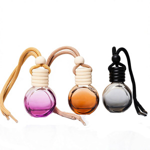 Frascos de perfume de vidrio redondos y planos de 6 ml con clip para ventilación - Product Image 5