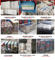 Station d'ordures verticales semi-automatique Presse à balles hydraulique Presse à balles hydraulique Compacteur à balles en carton plastique 60T