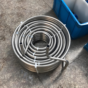 Permutador de calor titânio espiral Gr2 16mm OD anti-entupimento para refrigeração marinha e equipamentos de recuperação de calor - Product Image 1