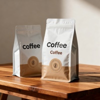 Sacs à café Yihe durables, réutilisables, résistants à l'humidité, imprimés en gravure multicouche, pochettes verticales refermables avec fermeture éclair, tailles personnalisables