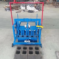 Machine à fabriquer des briques mobile à entraînement direct pour l'exportation à l'étranger, ouvrant la voie à la production de briques perforées