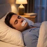 Bandes buccales de marque privée pour la réduction du ronflement et une meilleure qualité de sommeil, faible MOQ, bande adhésive nasale moyenne pour la respiration