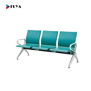 Silla de espera Flya para aeropuerto, bancos de espera de poliuretano de 3 asientos, asientos en tándem para sala de espera de 1, 2, 3, 4, 5 plazas, silla de espera tipo Beam Gang de fábrica - Product Image 2
