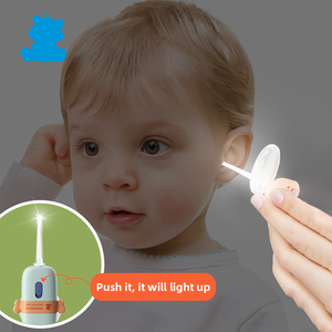 Pince à épiler en silicone pour cérumen avec lumière flash LED, poignée antidérapante, lampe de poche pour bébé, cuillère de nettoyage d'oreille pour tous les âges - Product Image 6