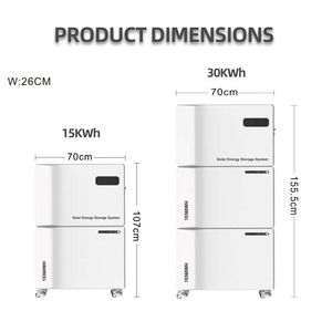 Batería de Litio de 15 kWh para Sistema <span class=keywords><strong>Solar</strong></span> - Paneles Solares con <span class=keywords><strong>Kit</strong></span> de Almacenamiento de Batería - Product Image 3