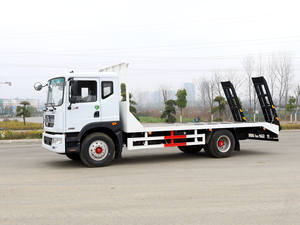 Camion plateau Dongfeng D9 4X2 avec échelle métallique arrière pour le chargement, camion <span class=keywords><strong>de</strong></span> transport <span class=keywords><strong>de</strong></span> voitures à vendre - Product Image 3