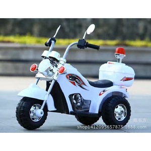 Electric Tricycle Motorcycle 12V Ride On Toy For 1-6 Years Old Kids With <b>Lights</b> And <b>Music</b> Red Color - Product Image 3